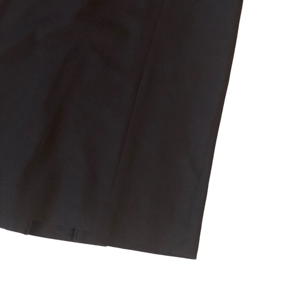 Loft Chocolate Brown Pleated Back Stretch Skirt - Picture 6 of 13